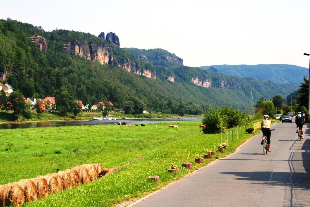 Gasthaus Zur Eiche Otel Bad Schandau Dış mekan fotoğraf
